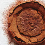 Gluten-free chocolate torte with a rich, fudgy texture and a crispy crust