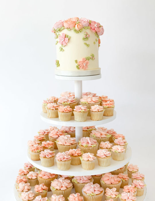Garden in Bloom Cupcake Tower