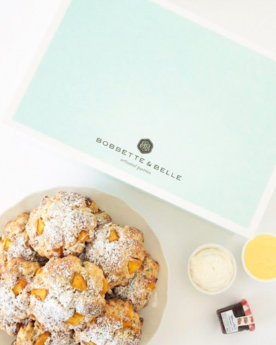 Peach Scone Box 6 piece Peach Scone Box 6 piece